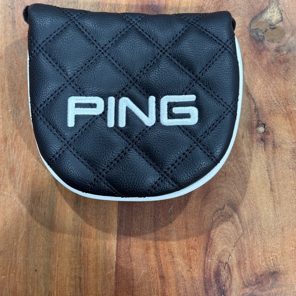 Ping Black Quilted Putter Cover